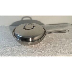 Kobe Professional 18/10 Stainless Steel Covered Fry‎ Pan Skillet Cookware W/ Lid